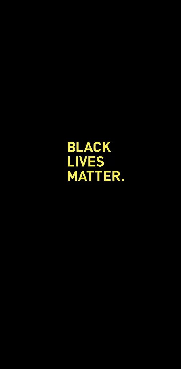 Black lives matter 