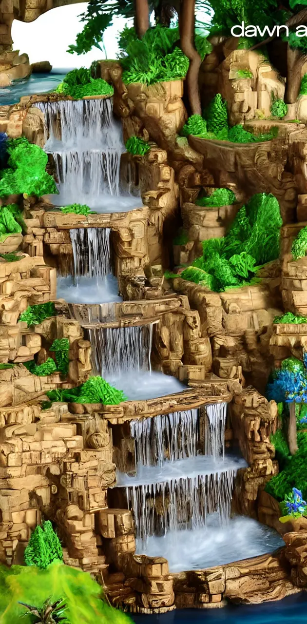 Enchanted waterfall