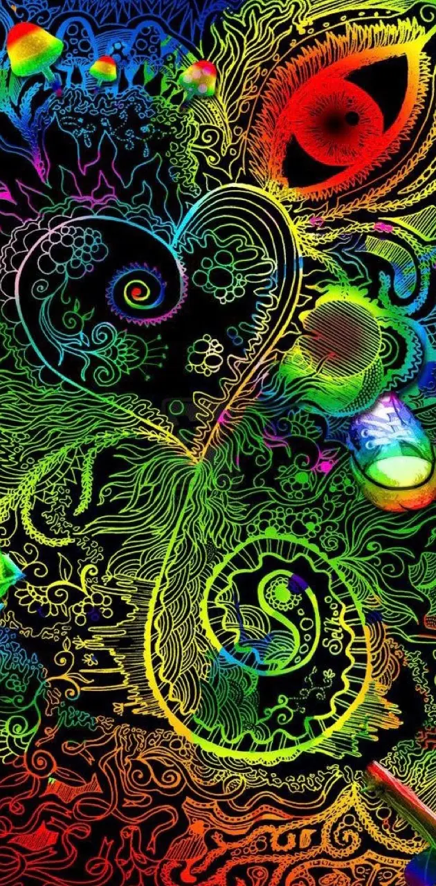 Psychedelic heart