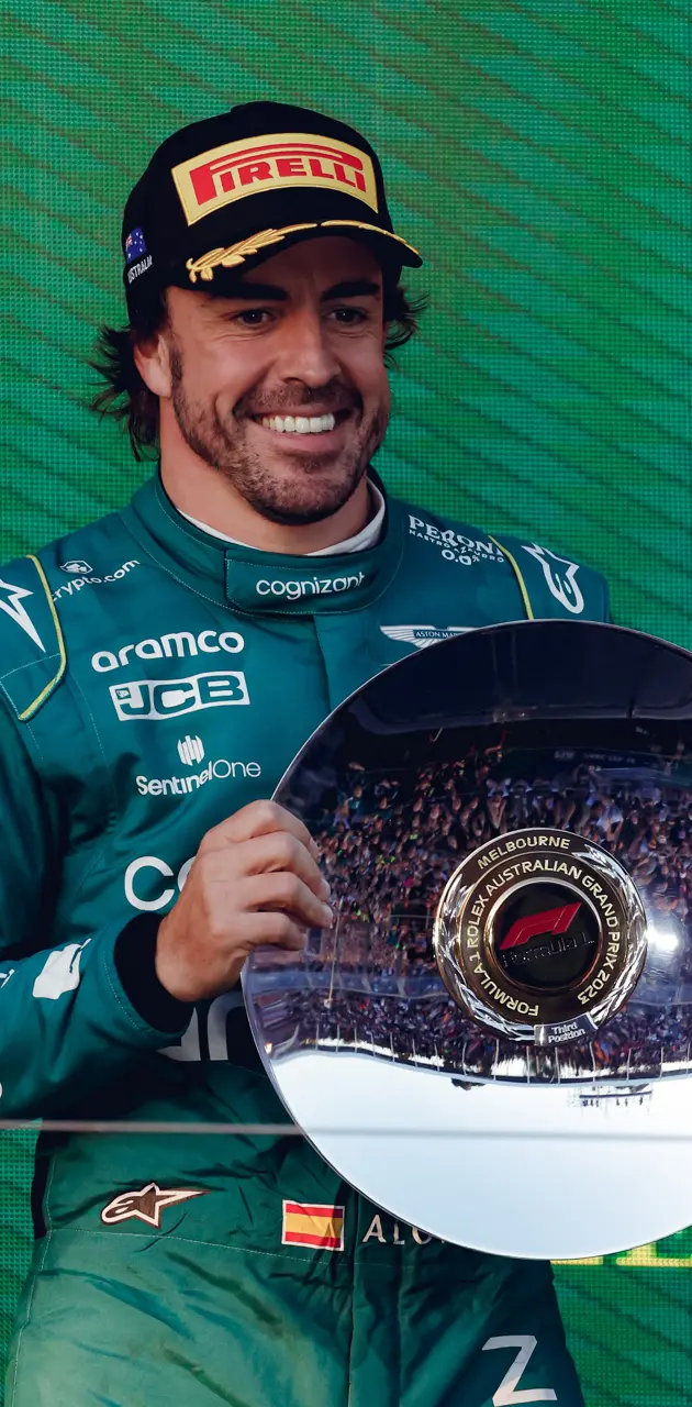 Fernando Alonso podio