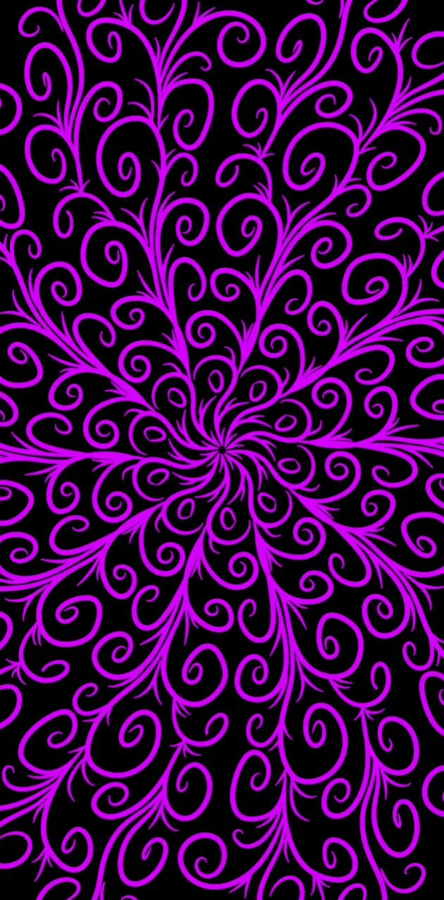 purple vine spirals