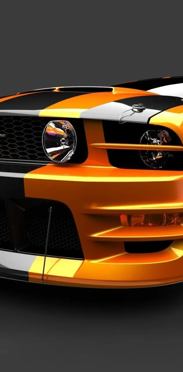 Orange Car - Fringes