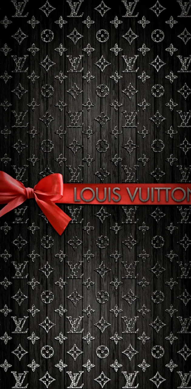 Download Red And Silver Louis Vuitton Phone Wallpaper