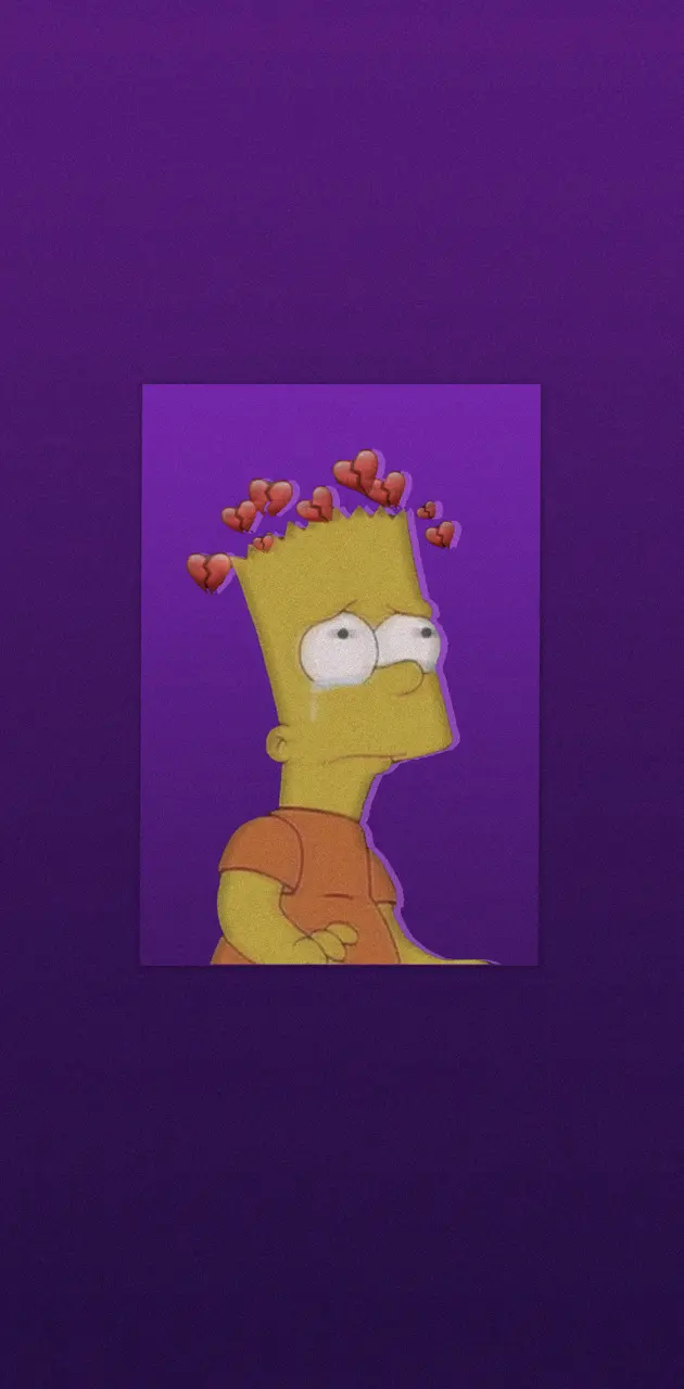 Sad! Bart simpson 