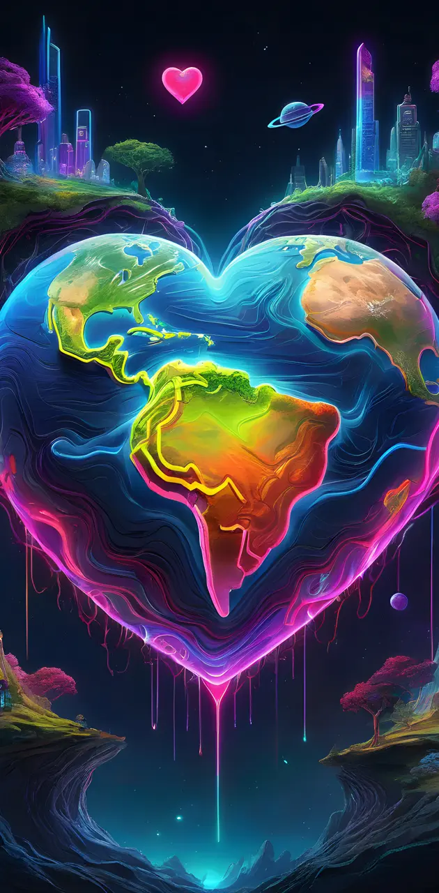 earth day heart