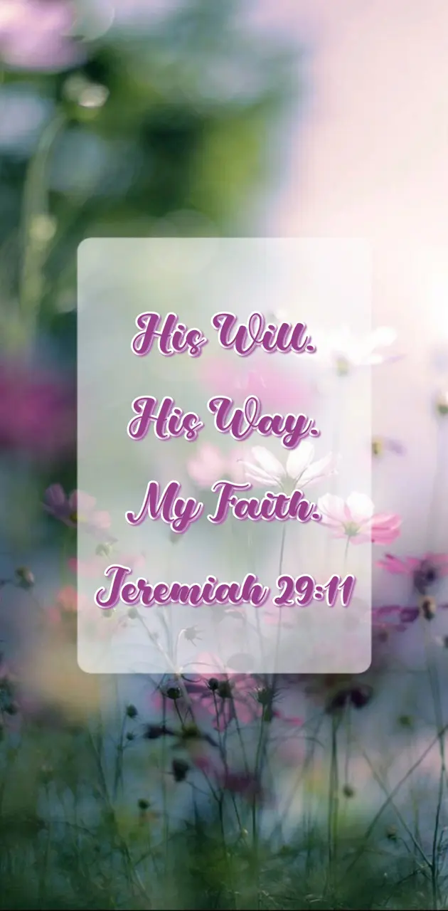 His Will - Jeremiah 