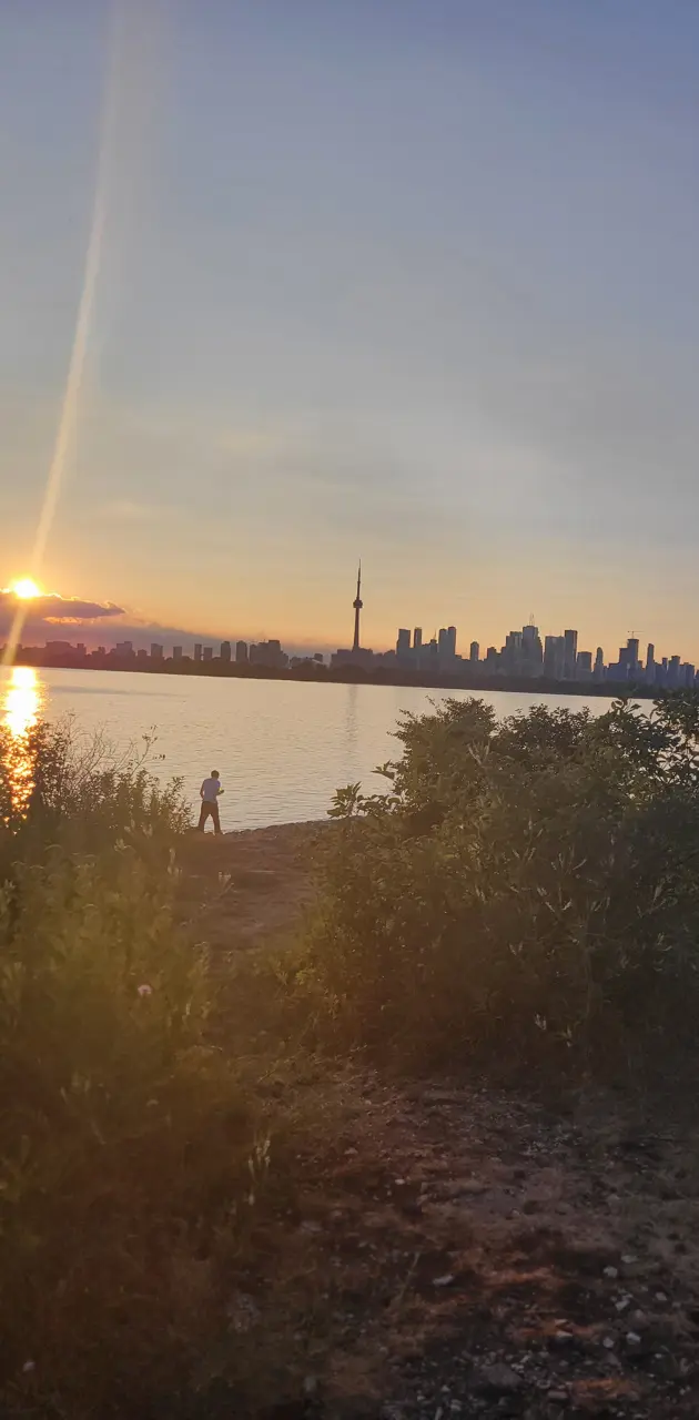 Toronto sun set