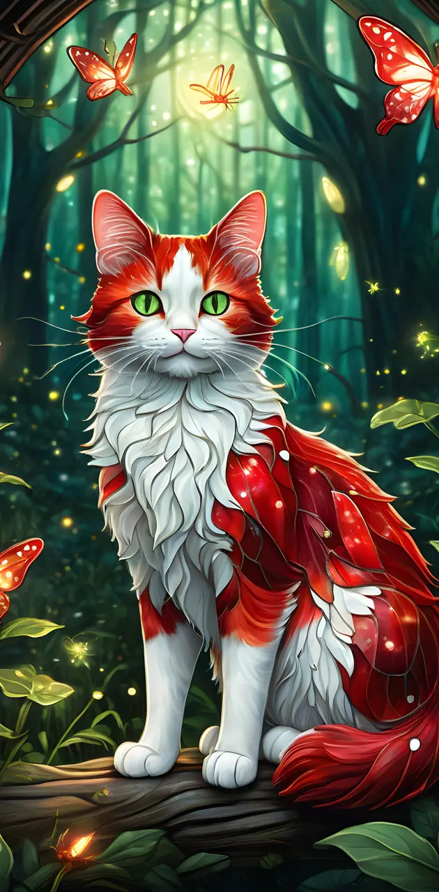 fire fairy cat