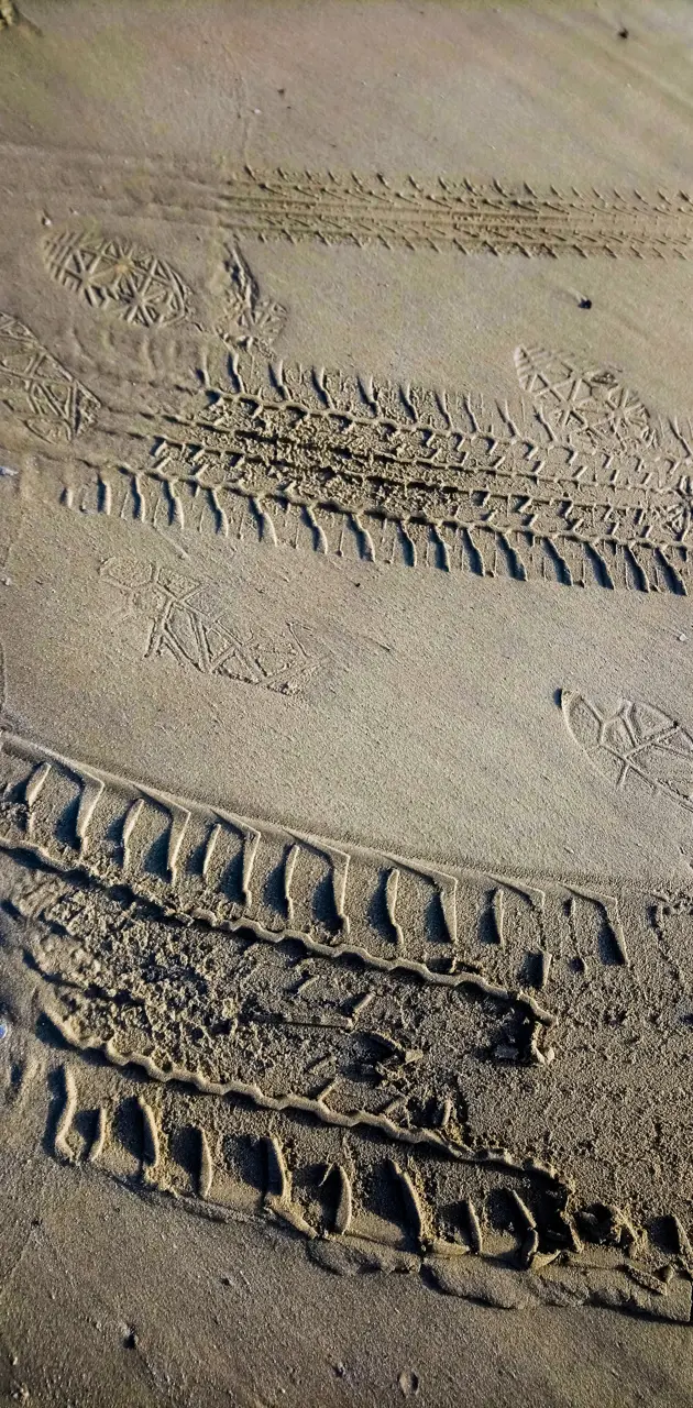 Tyres on Sand