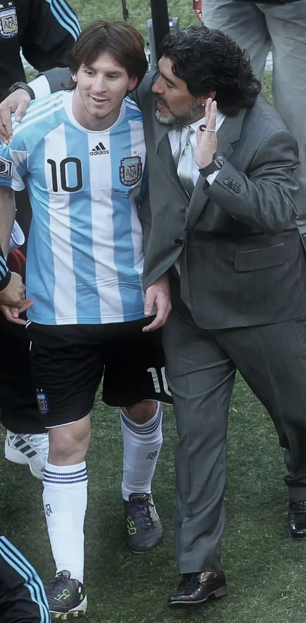 Messi Y Maradona