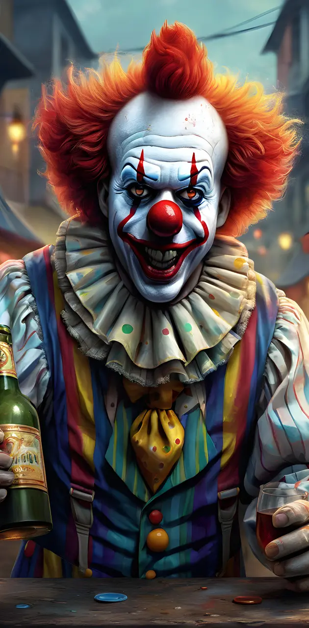 drunken clown