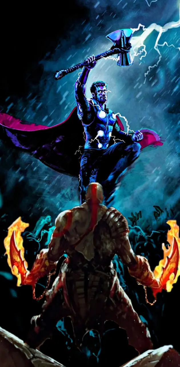 Thor vs Kratos 