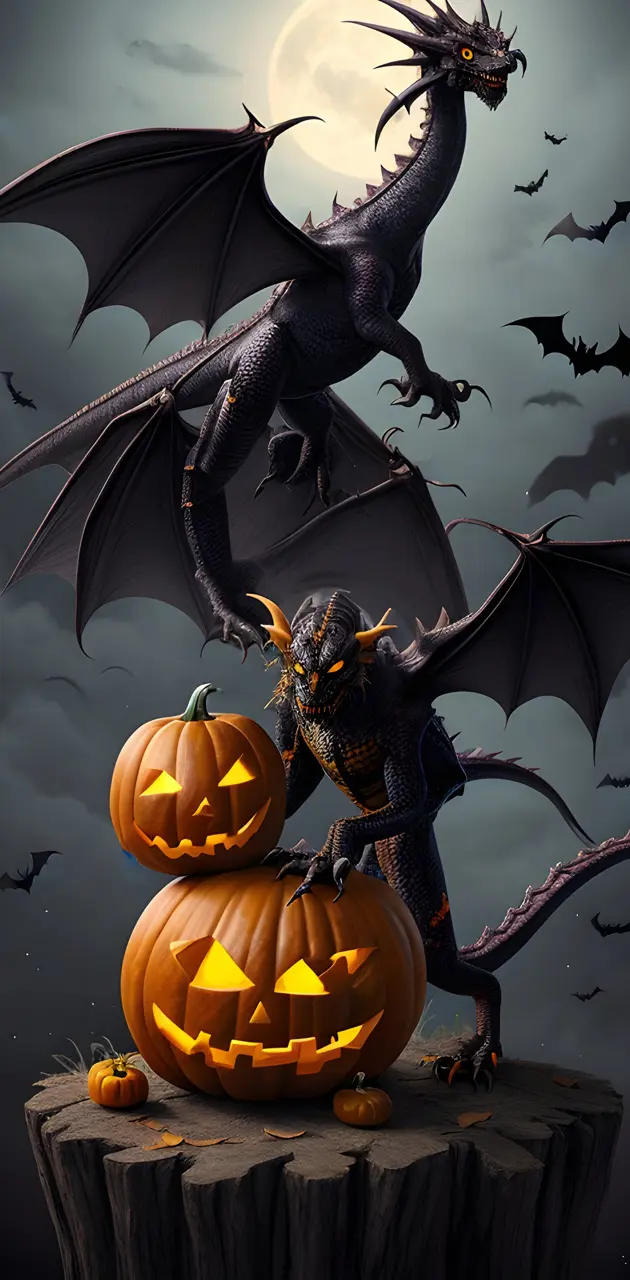 Halloween  dragon