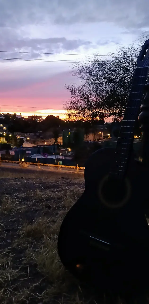 Sunset guitar