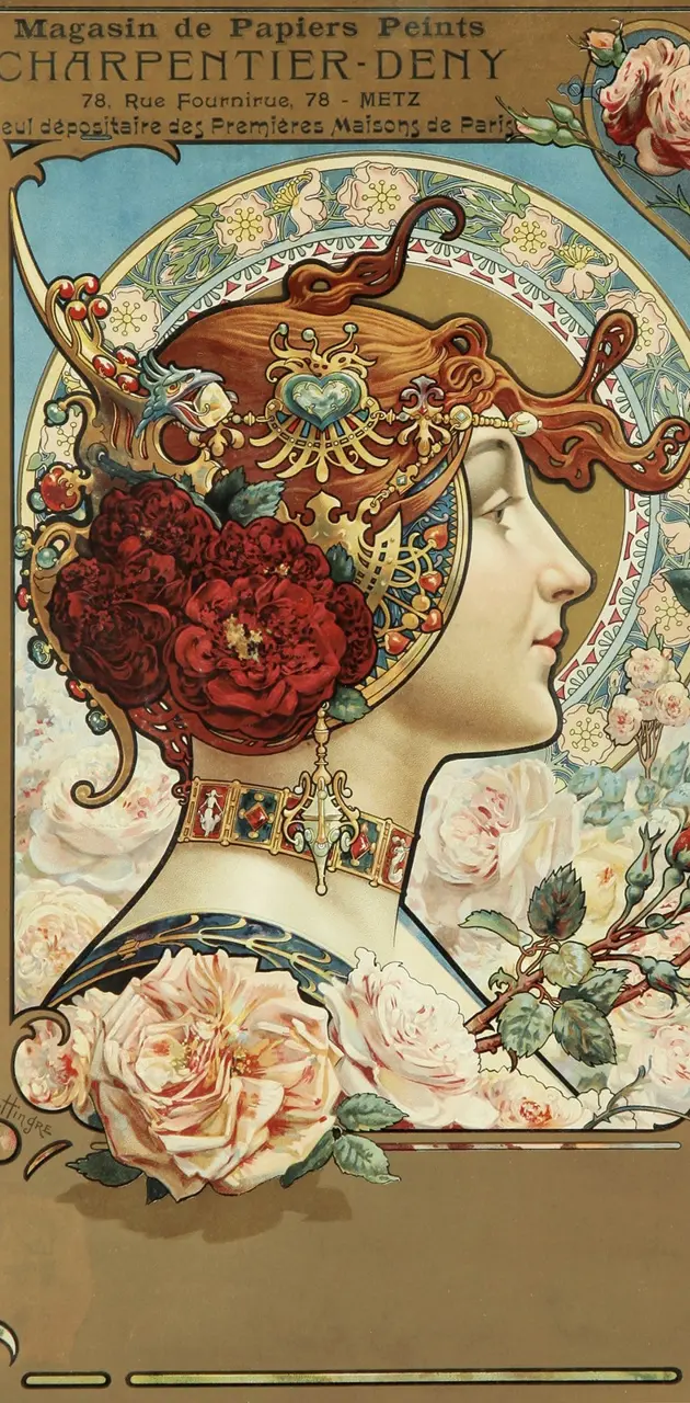 Art Nouveau Maiden