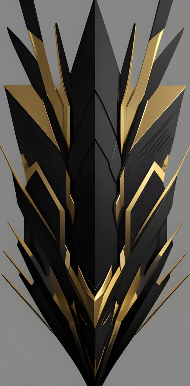 Black and Gold - Abstract