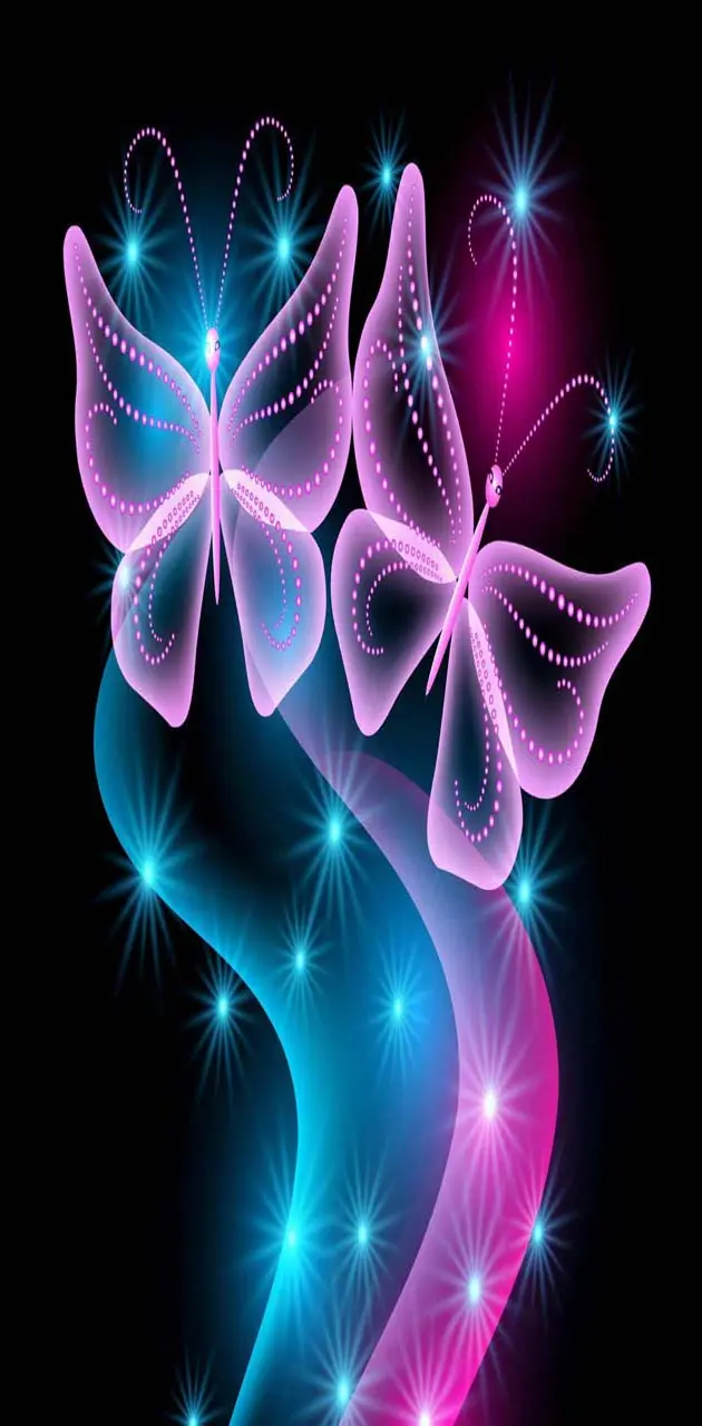 Butterflies Neon