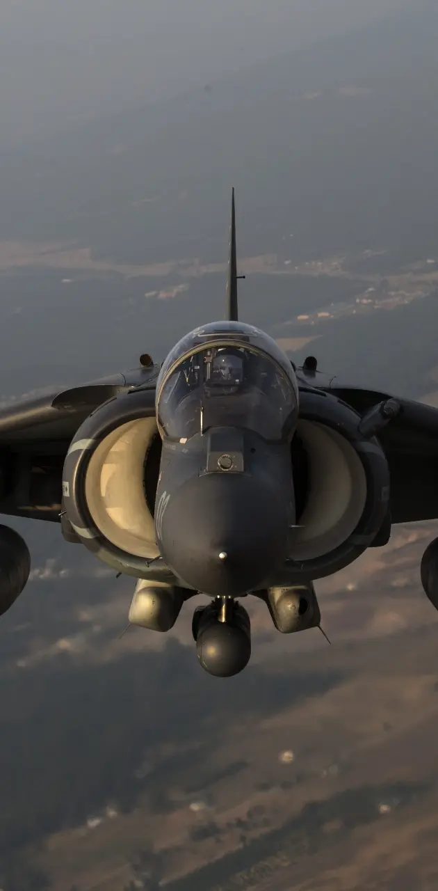 Harrier jet fighter