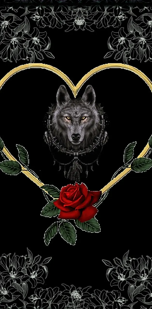 Rose and wolf