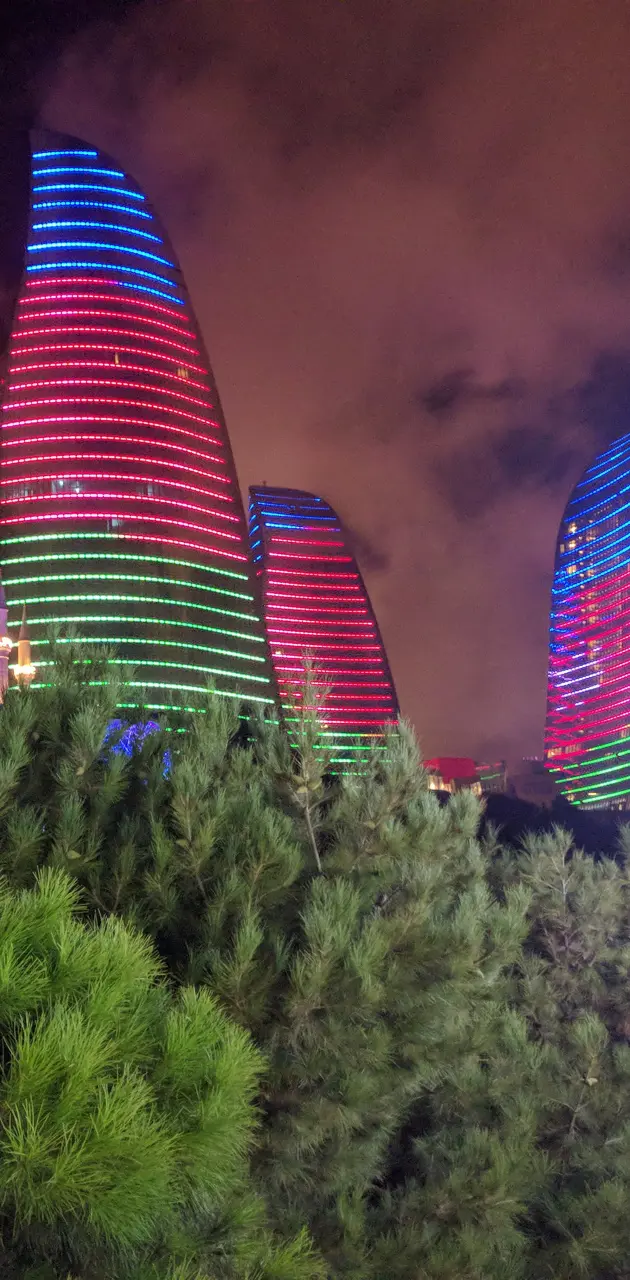 Baku flame tower