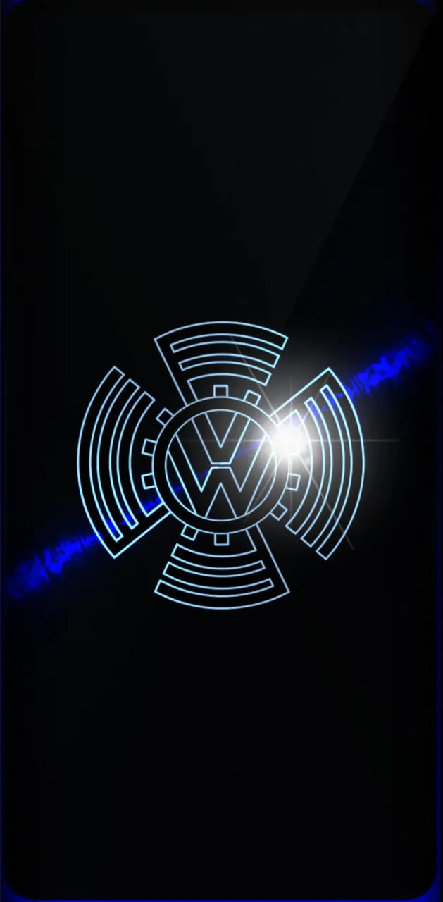 VW neon blue