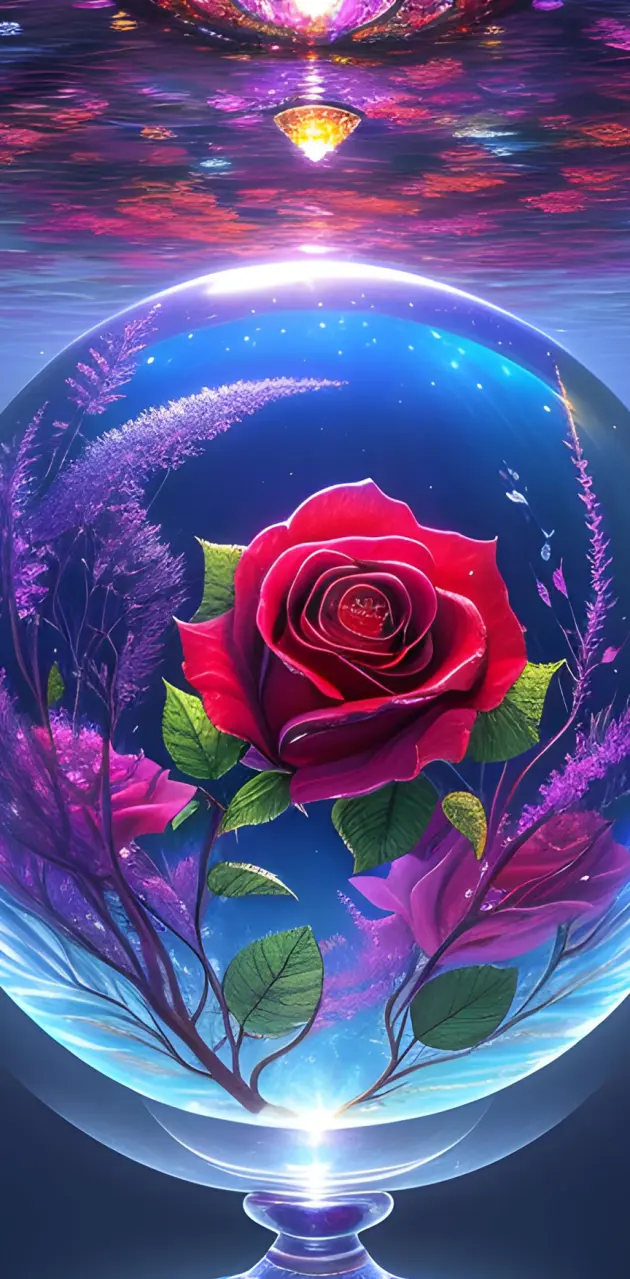 beauty Rose globe