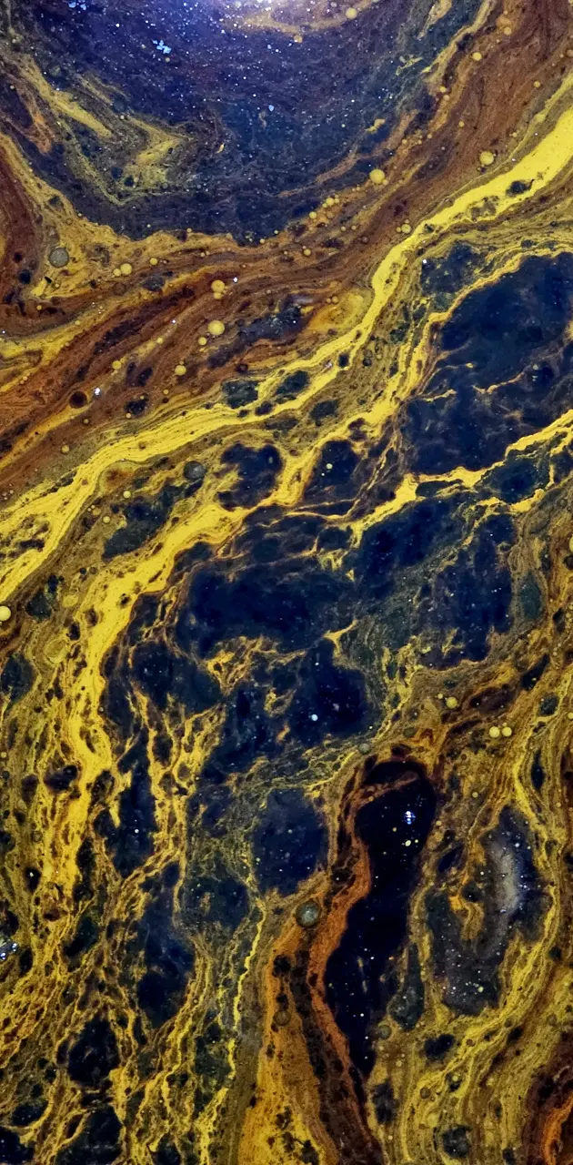 Cosmic oil spill