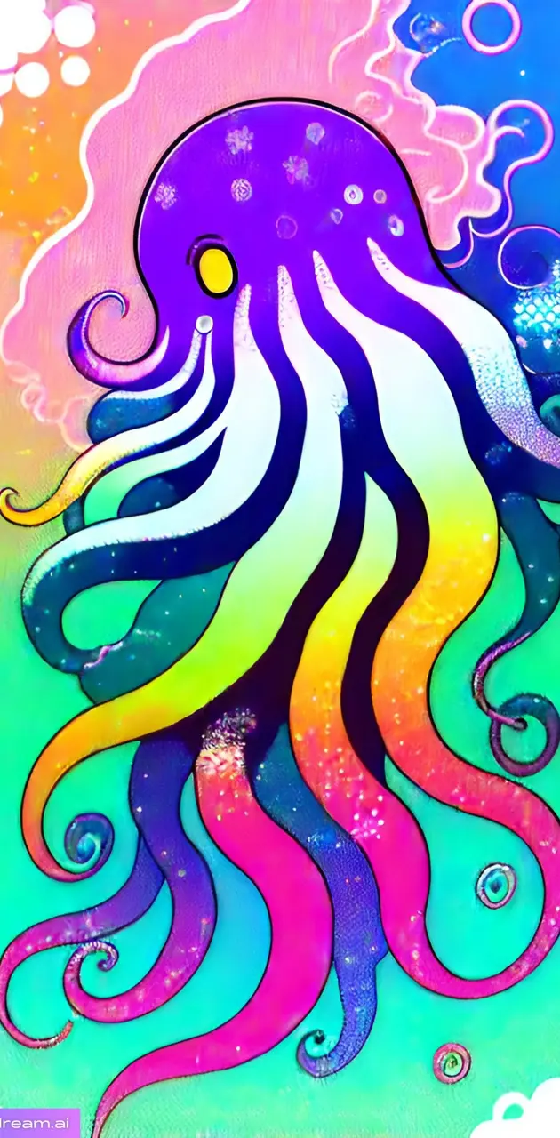 Rainbow octopus