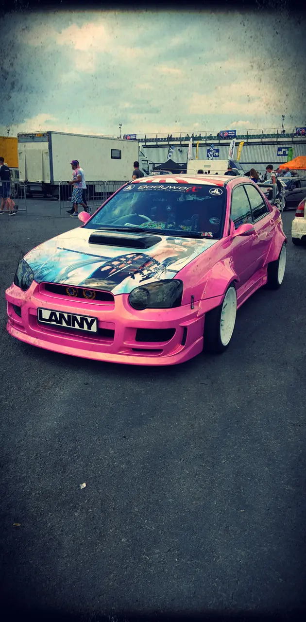 Subaru sti pink
