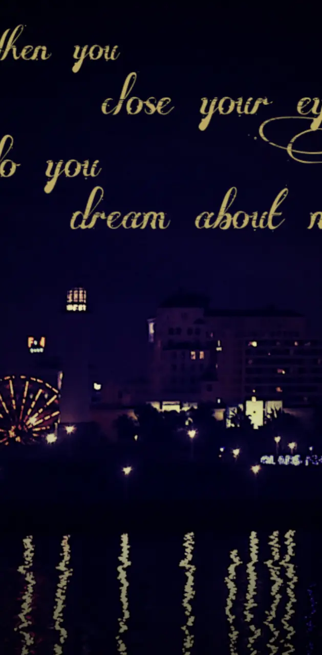 In dreams