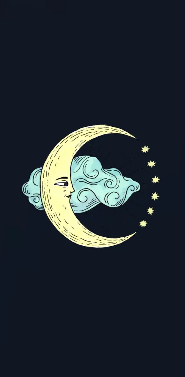 Hipster moon