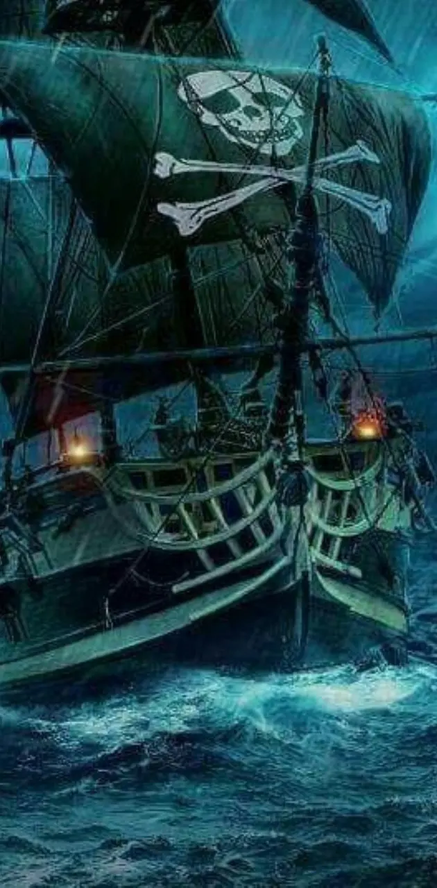 pirate ghost ship wallpaper