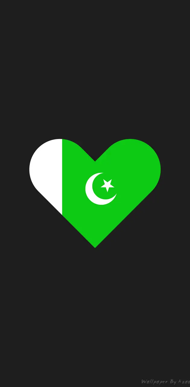 Pakistan Flag Heart 