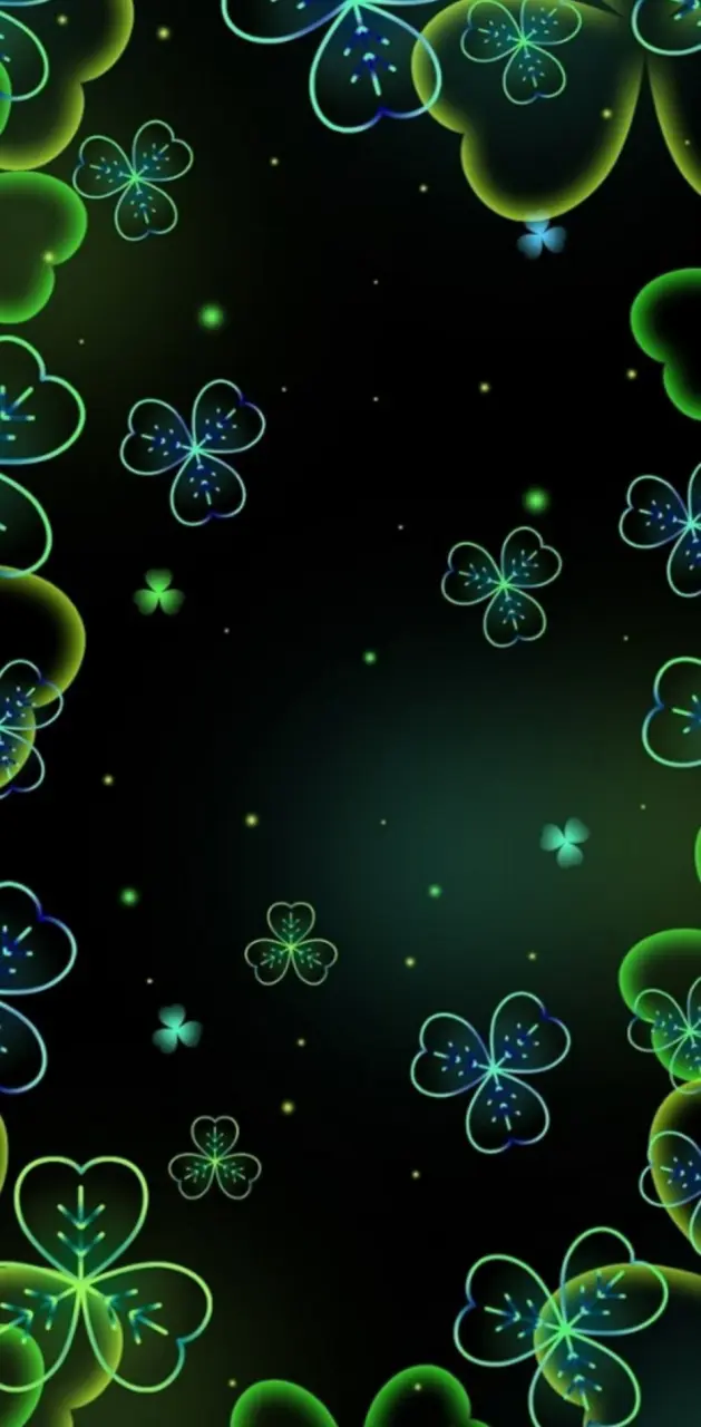 Glowing Clovers
