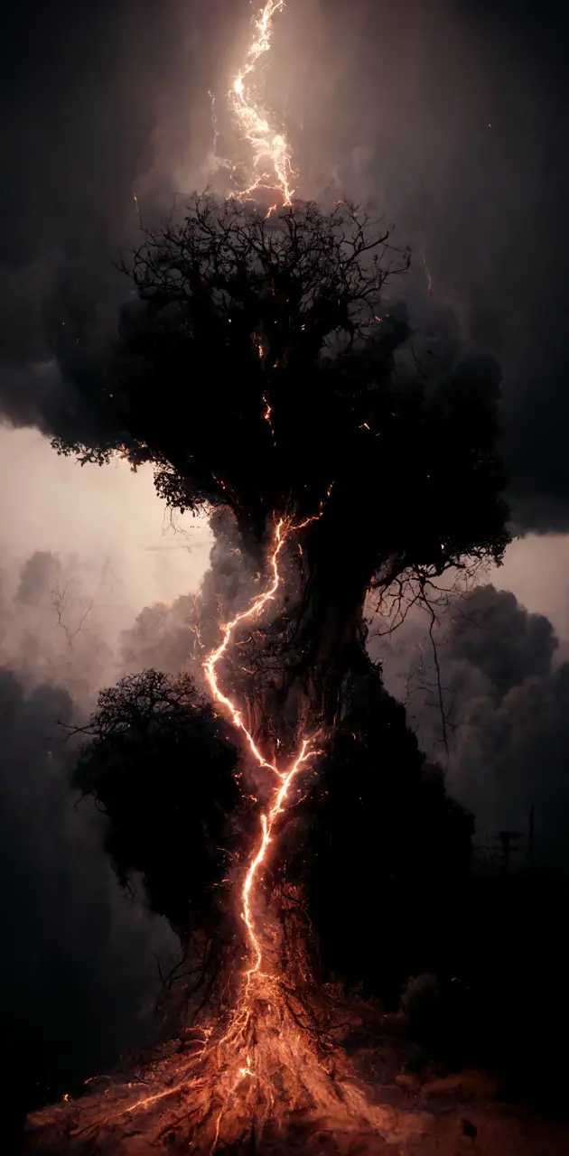 Lightning-Struck Tree