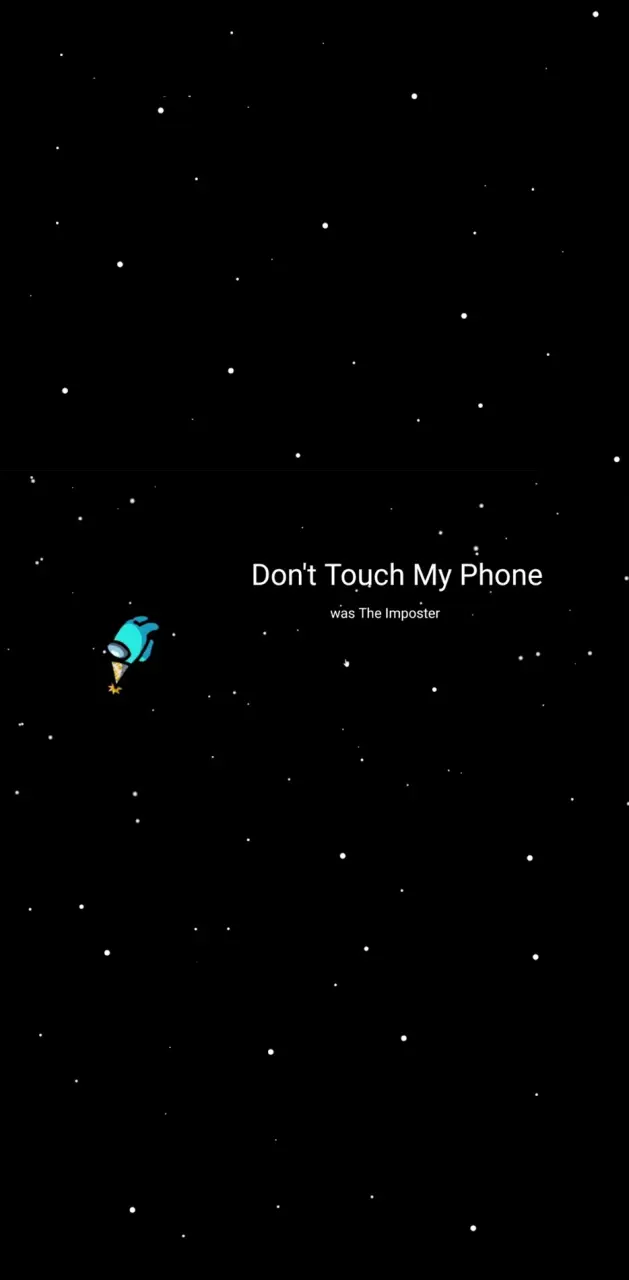 Download Among Us Don't Touch My Phone Wallpaper