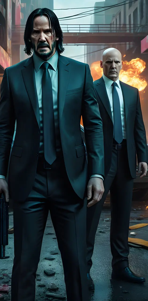 John Wick and Agent 47
