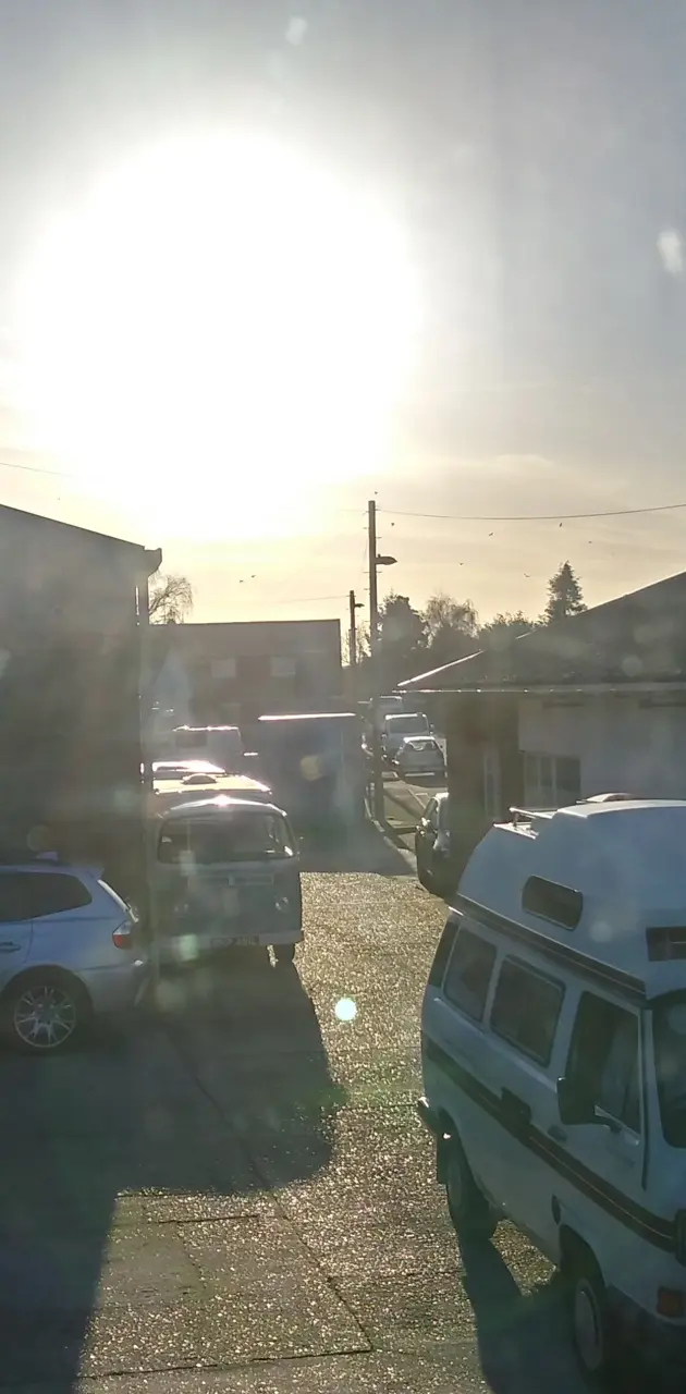Sun and Cars