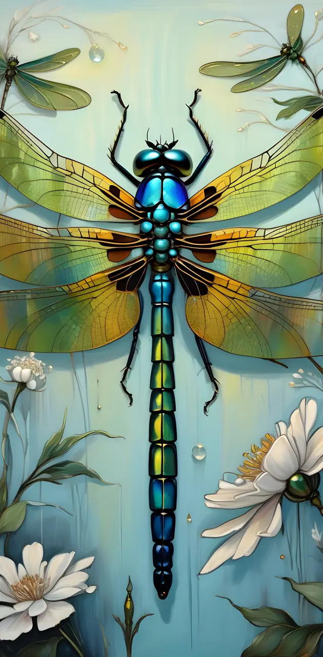a dragonfly with wings