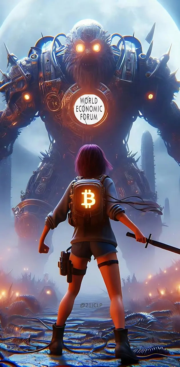 Bitcoin hero girl
