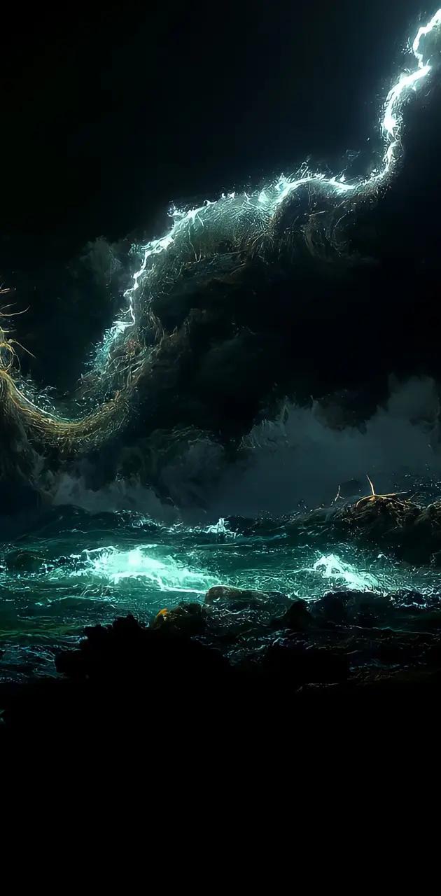 Sea storm 