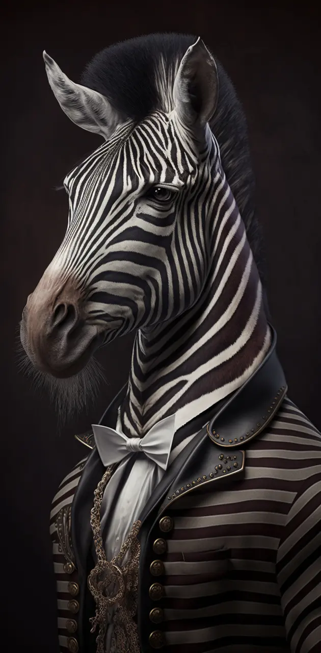 Zebra gentleman 