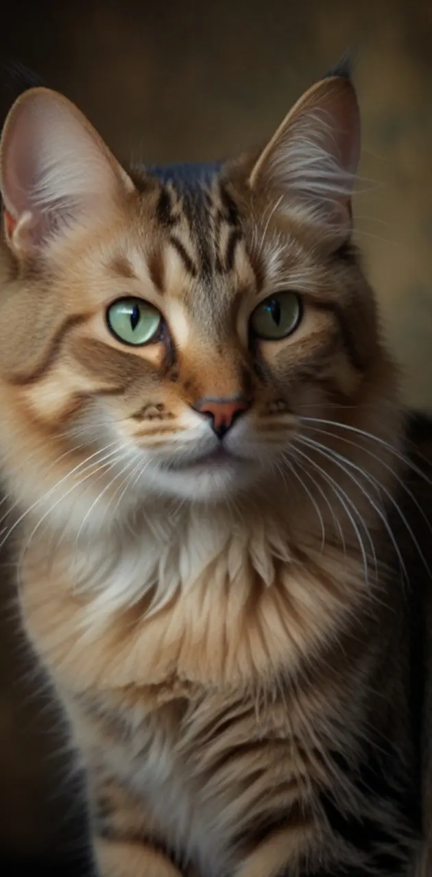Realistic Cat Portraits: High-definition images of cats in various 