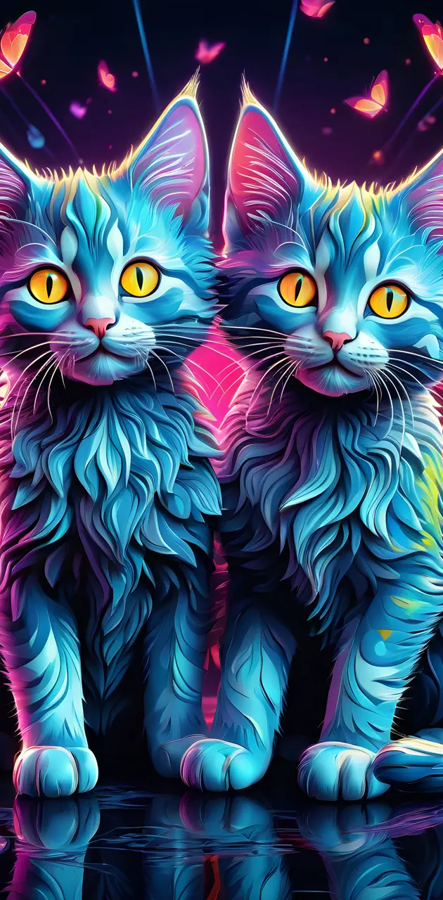 Beautiful intricate Cats