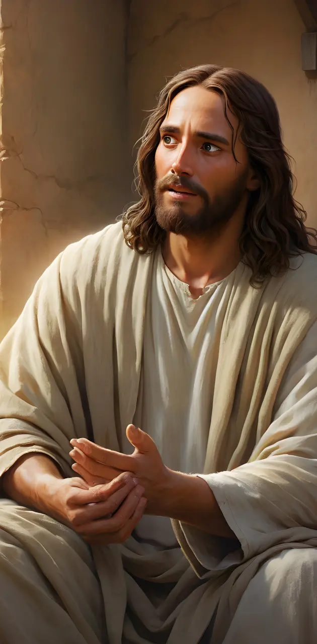Jesus talking to God