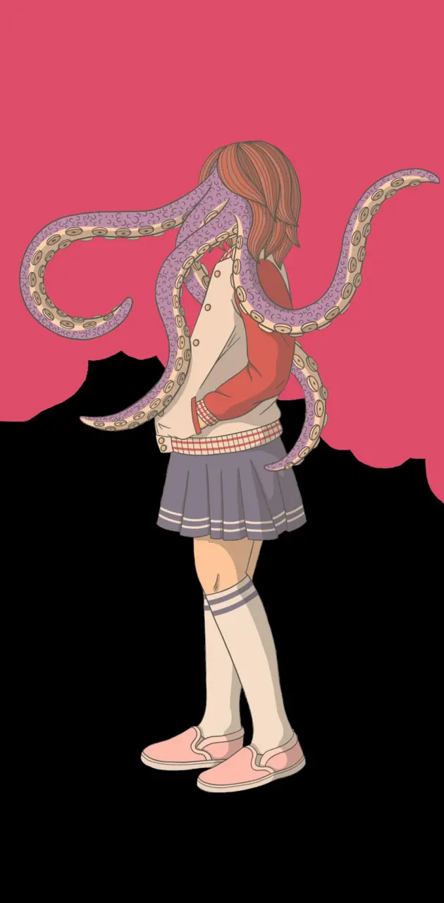 octopus girl wallpaper