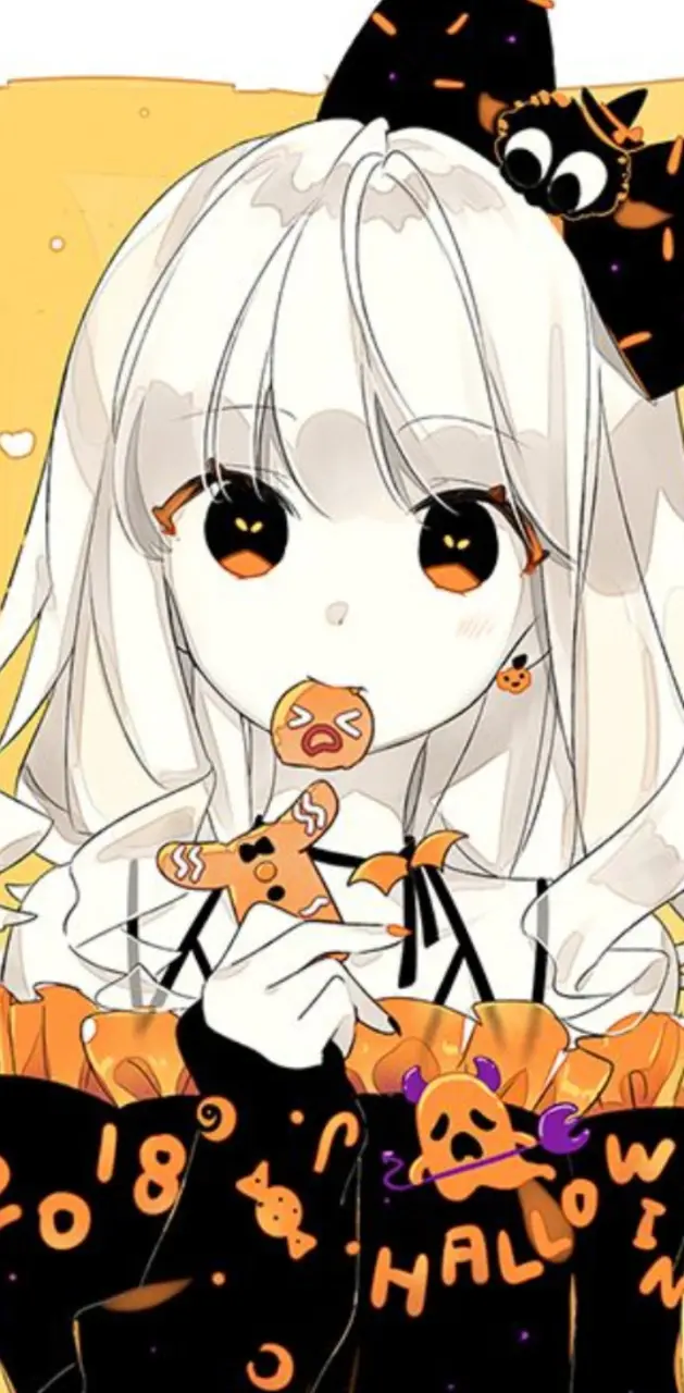 Halloween anime girl