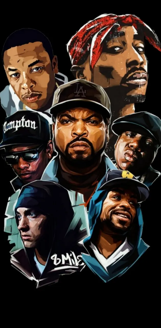 Old school rappers wallpaper by Levde - Download on ZEDGE™ | 3343