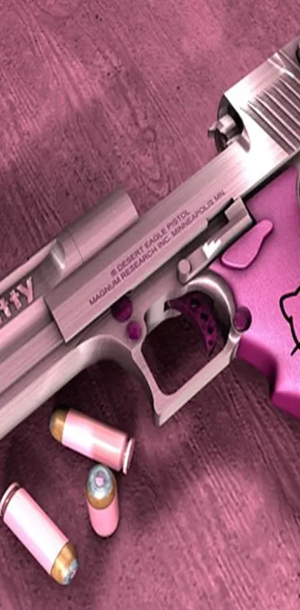 pink hello kitty handguns for women