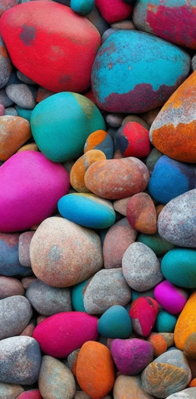 Colourful Stone Mobail wallpaper